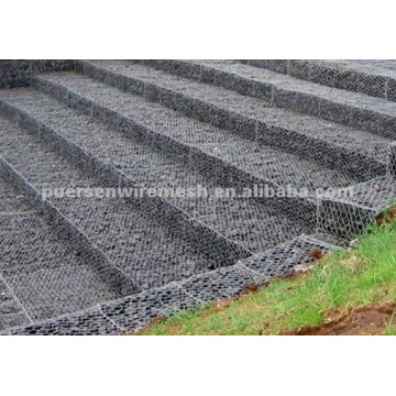 Boîte gabion hexagonale